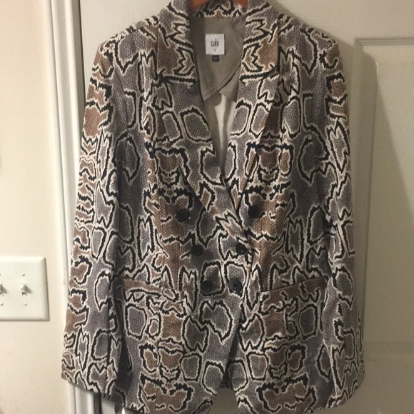 NWOT cabi python jacket size 12 - Picture 1 of 5